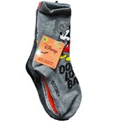 Wholesale - 5pk MICKEY MOUSE DONâ€™T LOOK CREW SOCKS SIZE 6-8, UPC: 193159212803